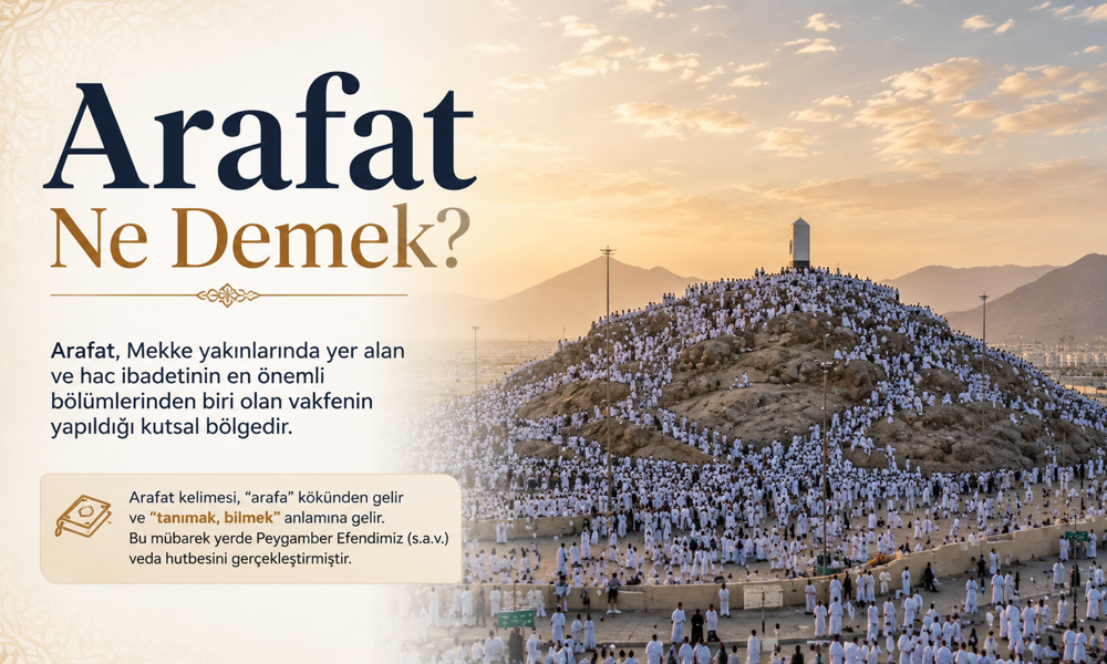 Arafat Ne Demek