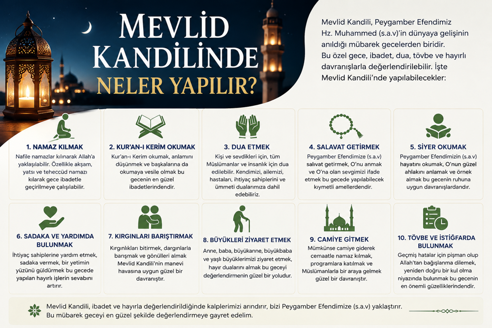 Mevlid Kandilinde Neler Yapılır?