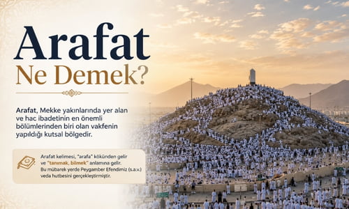 Arafat Ne Demek