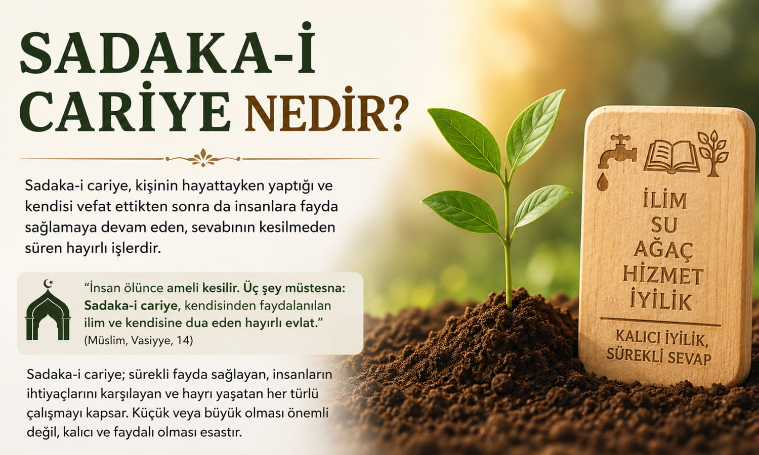 Sadakayı Cariye Nedir
